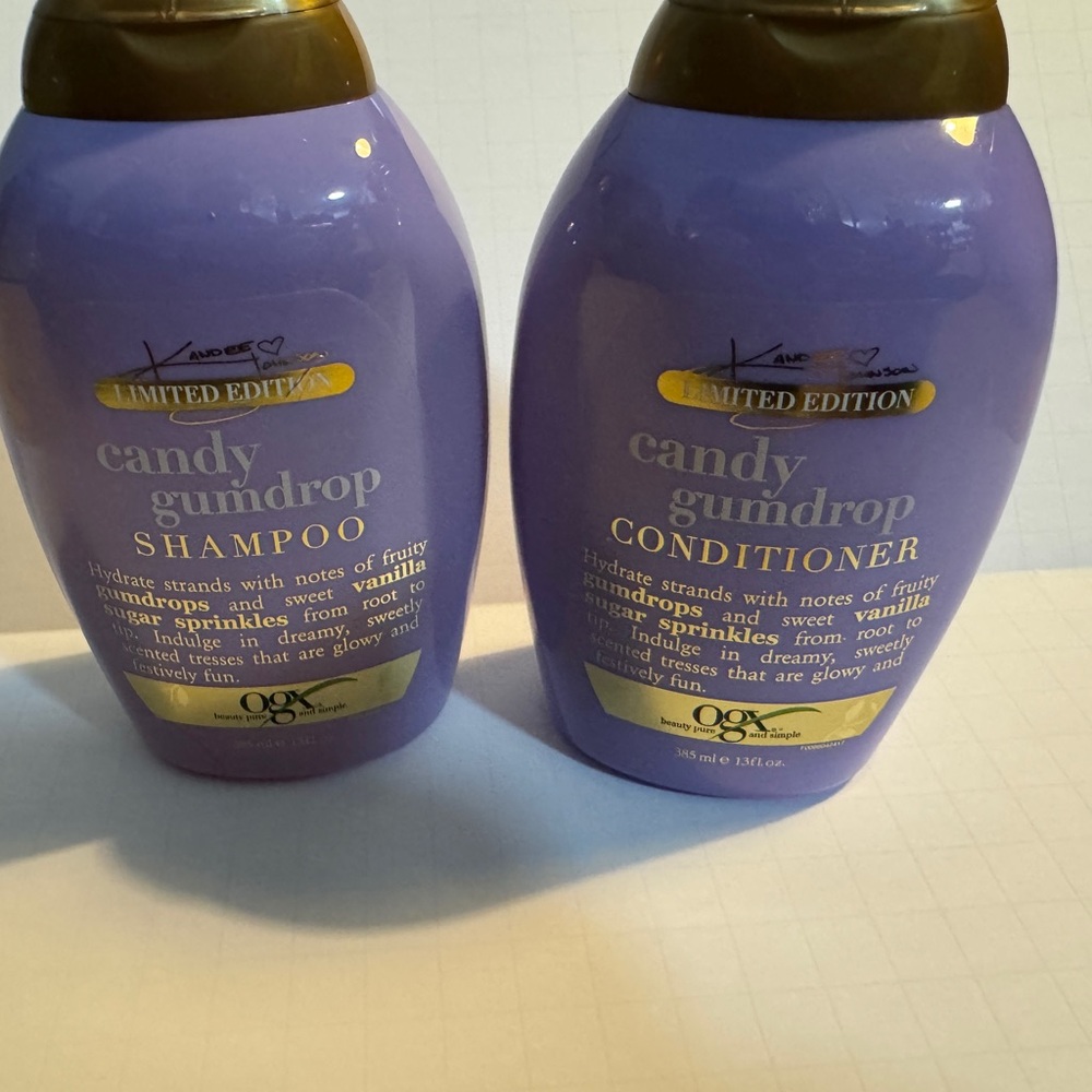 NEW OGX Kandee Johnson - Candy Gumdrop Shampoo and Conditioner Set 13oz ea